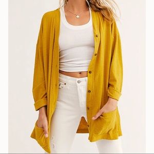 FP Beach Take A Walk oversized cotton cardigan